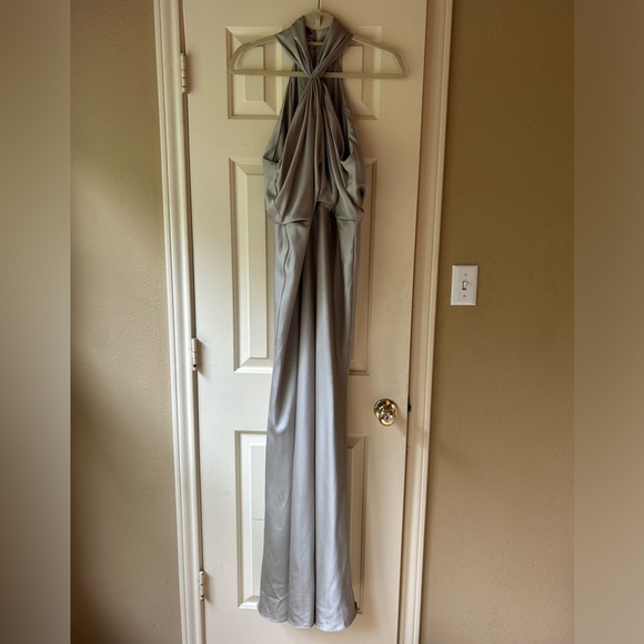 ASOS Silver/Gray Bridesmaid Dress - Picture 3 of 9